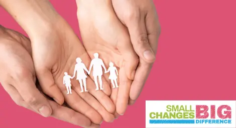 Small Changes, Big Difference Children and Families Image