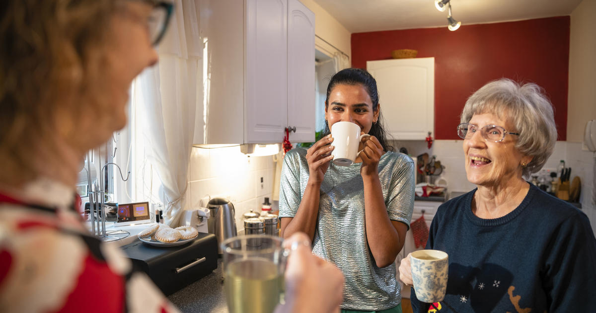 People drinking coffee