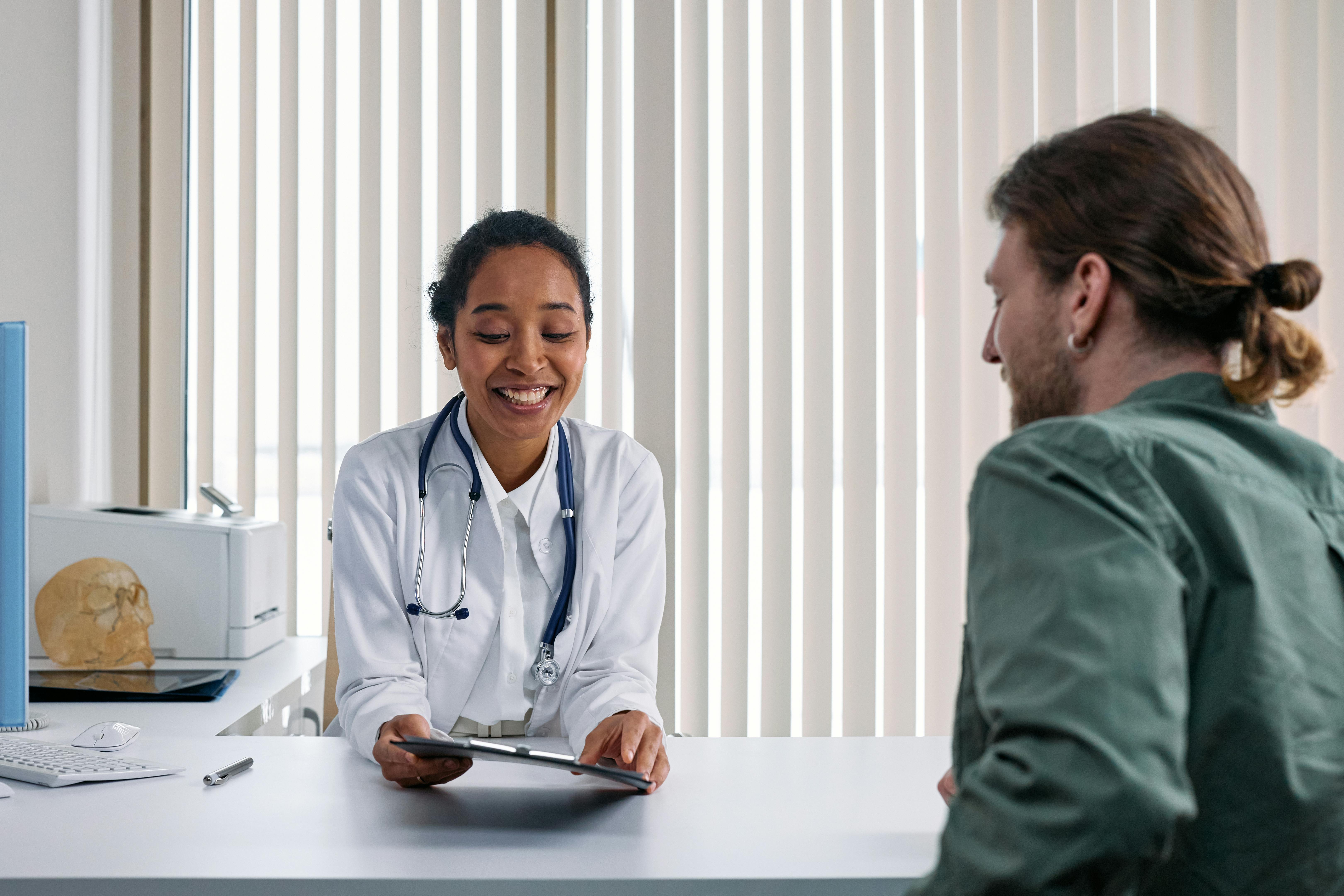 Consultation in a Doctors office