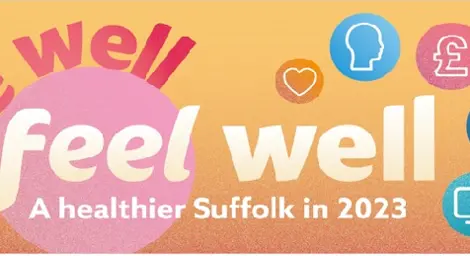 Be well feel well campaign logo.